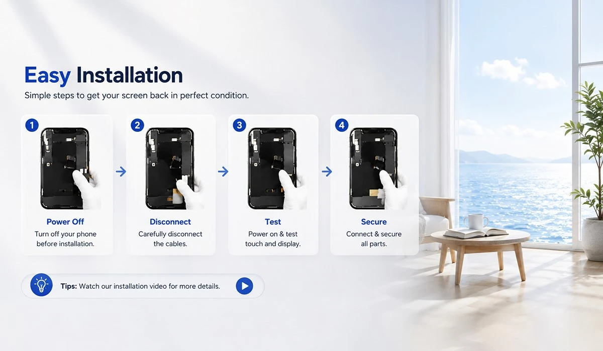 13 screen easy installation guide